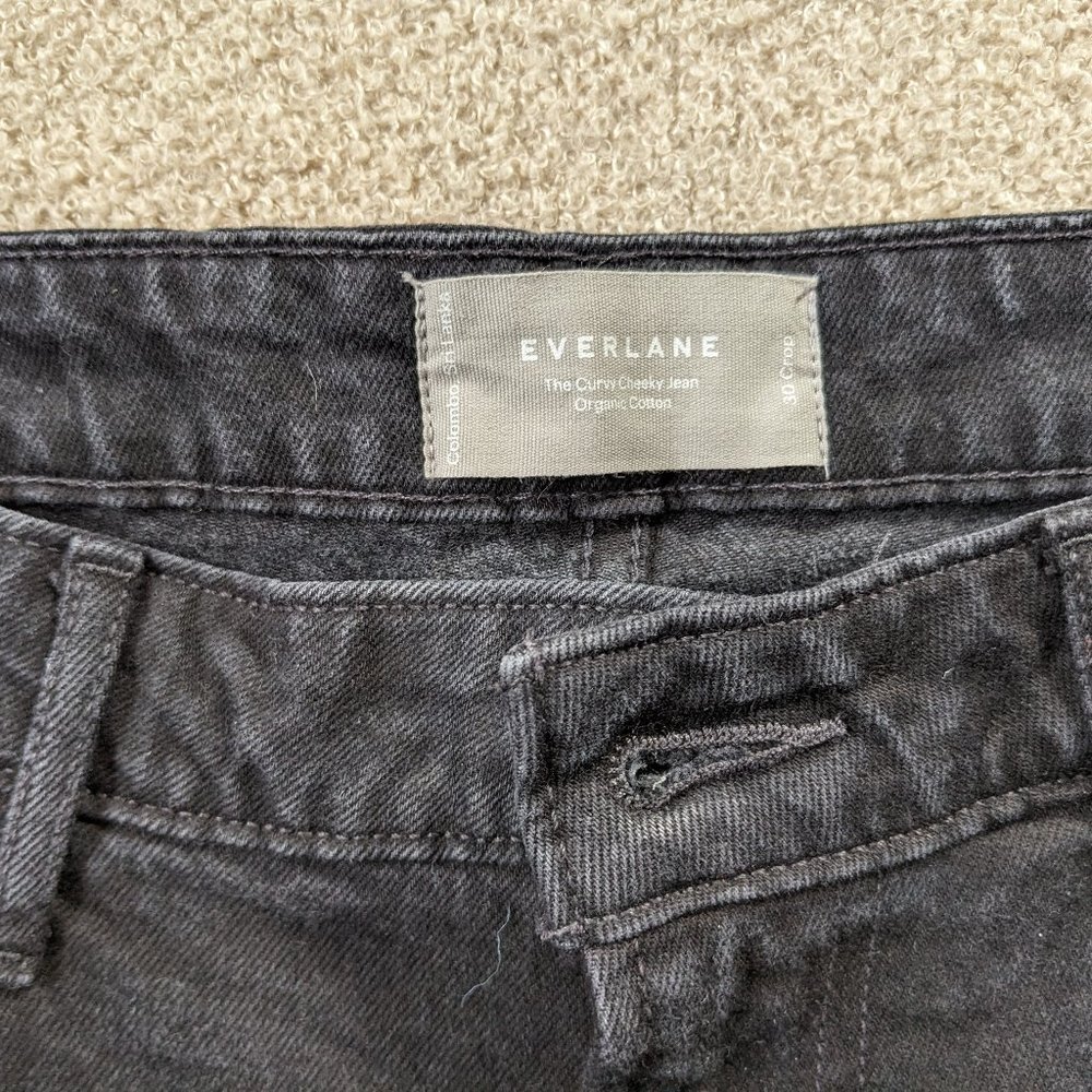 everlane curvy cheeky jean organic cotton 30 crop